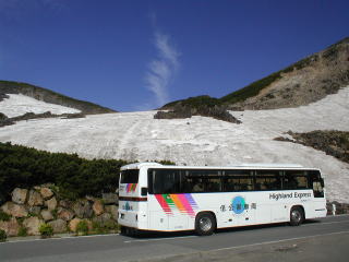 乗鞍岳大雪渓